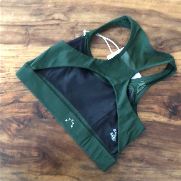 Varley Bandini Sports Bra Green - Picture 2 of 6